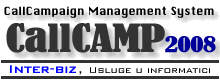 CallCamp - call centar sustav za obradu telefonskih kampanja (telemarketing, ispitivanje javnog mijenja, analiza tržišta)