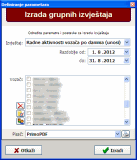 Izrada izvještaja za više vozača odjednom