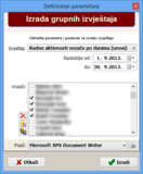 Izrada izvještaja za više vozača odjednom